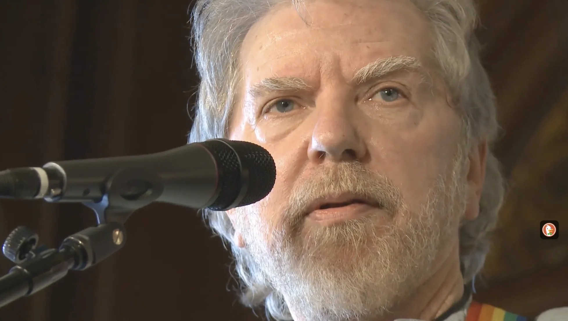 Tommy Sands singing at Monmouth University